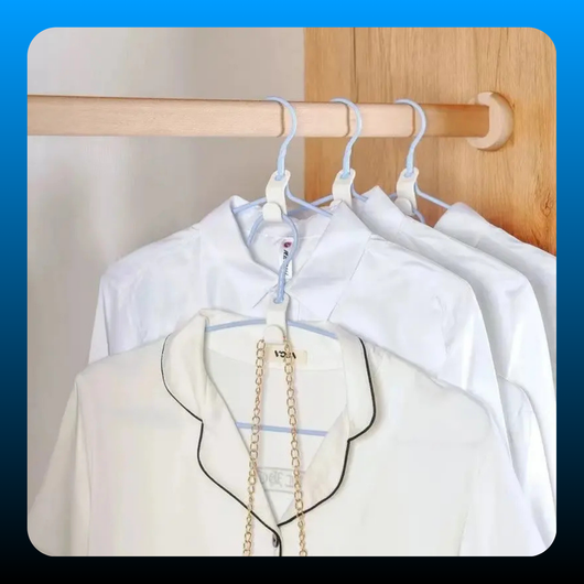 Hanger Connector Hooks for Clothes Storage (20 Pieces)
