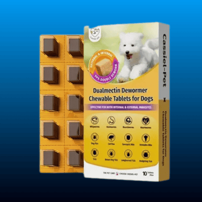 Chewable Dog Dewormer Tablets, 10 Count