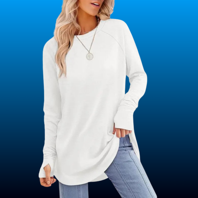 Long Sleeve Thumbhole Tunic Top (3 Pack)