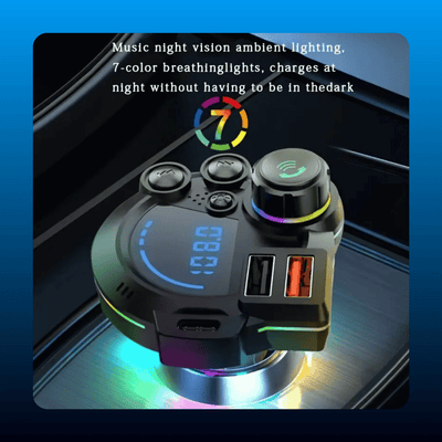 Bluetooth 5.3 FM Transmitter Car Charger