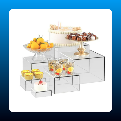 Acrylic Display Risers (6 Piece)