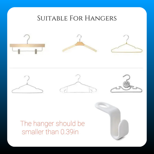 Hanger Connector Hooks for Clothes Storage (20 Pieces)