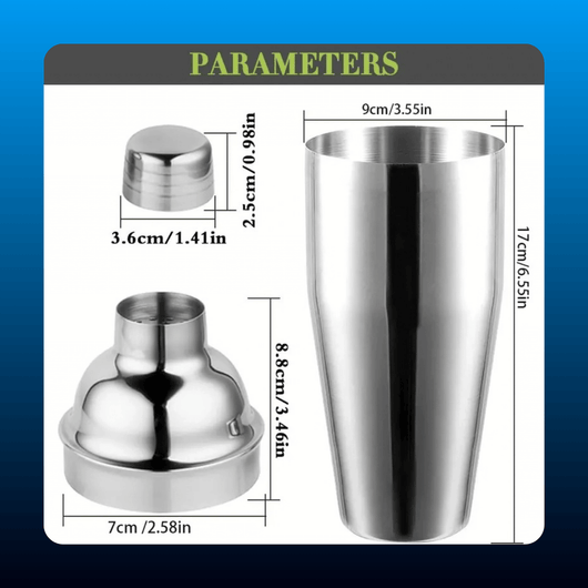 24oz Stainless Steel Cocktail Shaker