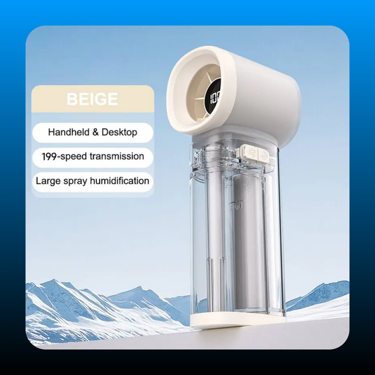 Portable Handheld Misting Cooling Fan