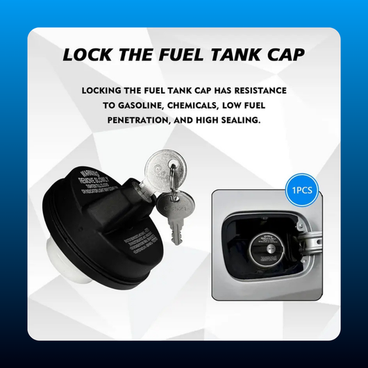 Locking Gas Cap Anti-Siphon Anti-Theft Fuel Cap