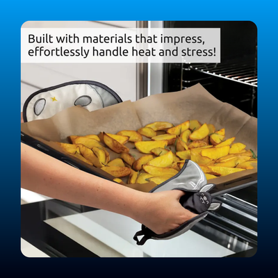 Bat Oven Mitt and Trivet Set
