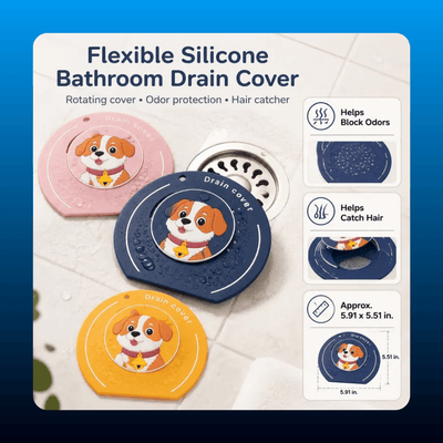 2-in-1 Shower Drain Hair Catcher