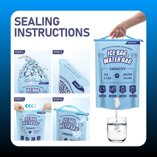 Reusable Large Leakproof Ice Bags