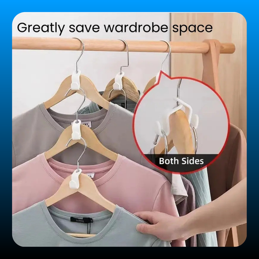 Hanger Connector Hooks for Clothes Storage (20 Pieces)