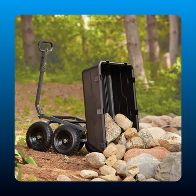 Heavy Duty Poly Dump Cart