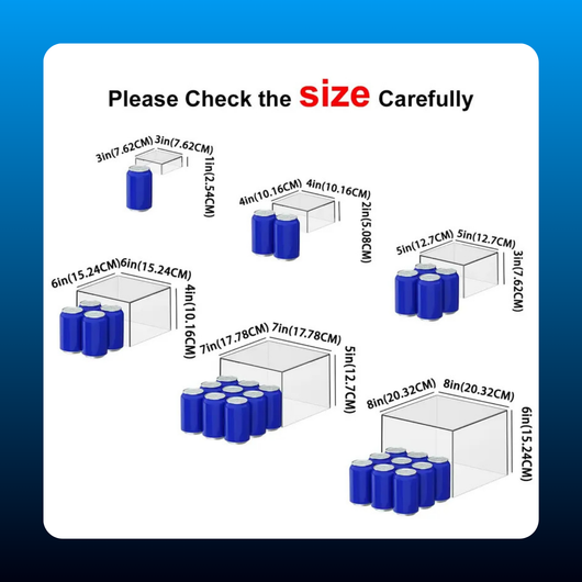 Acrylic Display Risers (6 Piece)