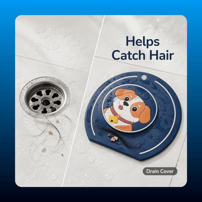 2-in-1 Shower Drain Hair Catcher