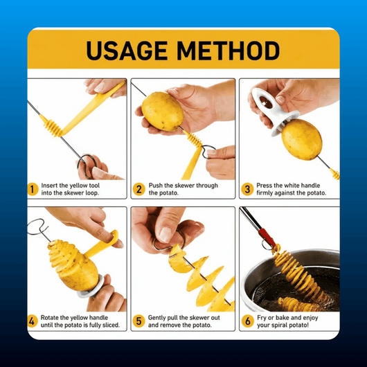Handheld Spiral Potato Cutter