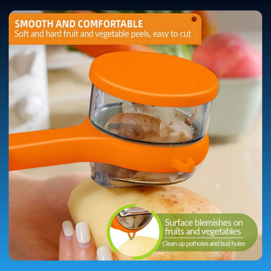 Peeling Knife with Peel Collector