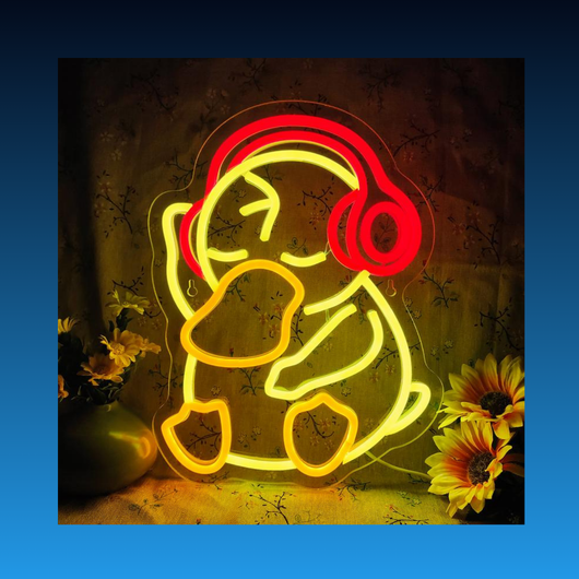 Cartoon Style LED Neon Wall Light