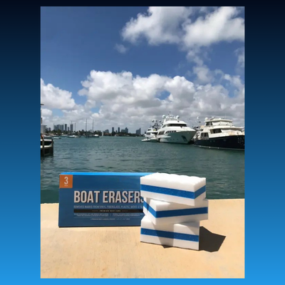 Magic Boat Erasers (3 Pack)