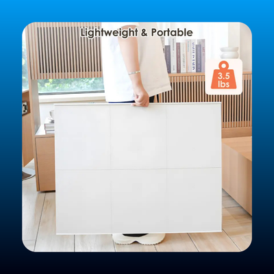 Tilting Puzzle Board with 6 Modular Panels & Stand