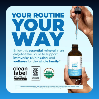 Organic Liquid Ionic Zinc Drops