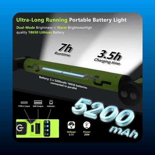 Under Hood Work Light Bar