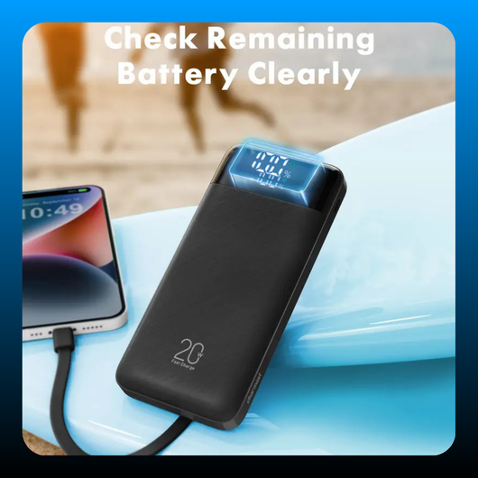 20,000mAh Ultra-Slim Power Bank & Portable Charger