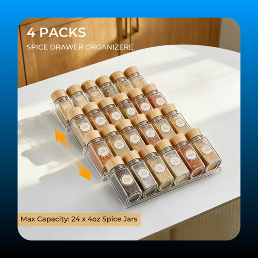 Transparent Acrylic Spice Drawer