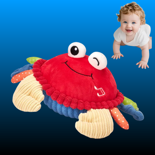 Musical Crab Plush Toy with  48 Songs & Repeat What You Say