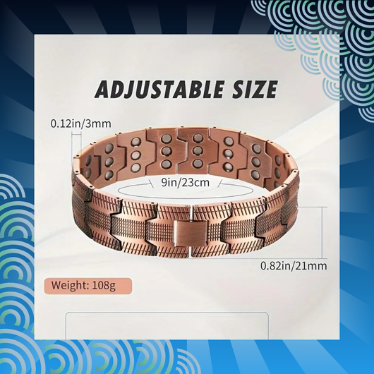 Wellness Copper Adjustable Bracelet