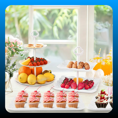 Plastic Cupcake Stand Set