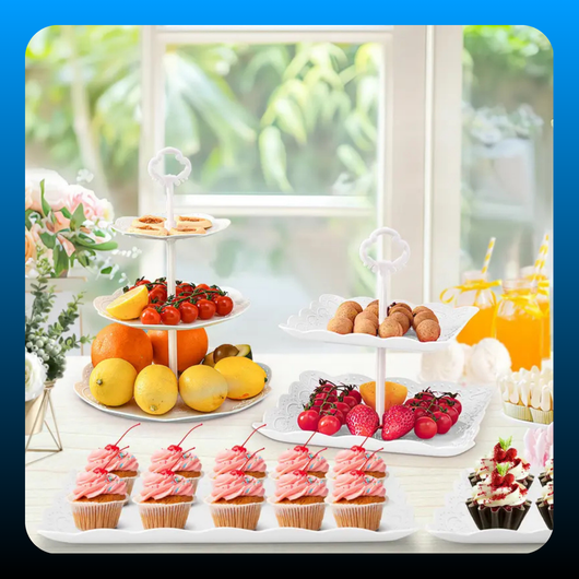 Plastic Cupcake Stand Set