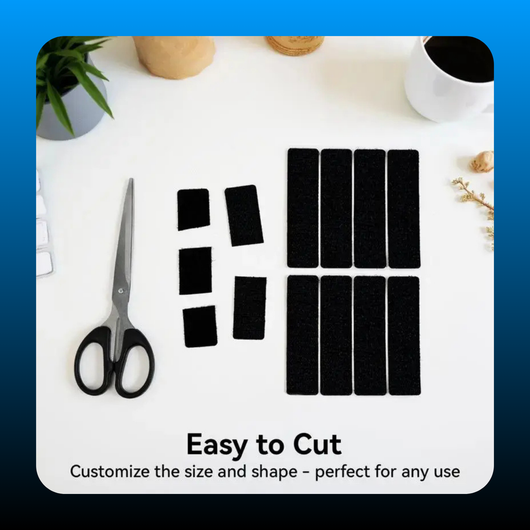 Heavy Duty Water-Resistant Self-Adhesive Double-Sided Hook and Loop Strips