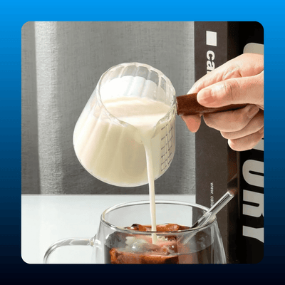 Espresso Shot Glass with Wooden Handle