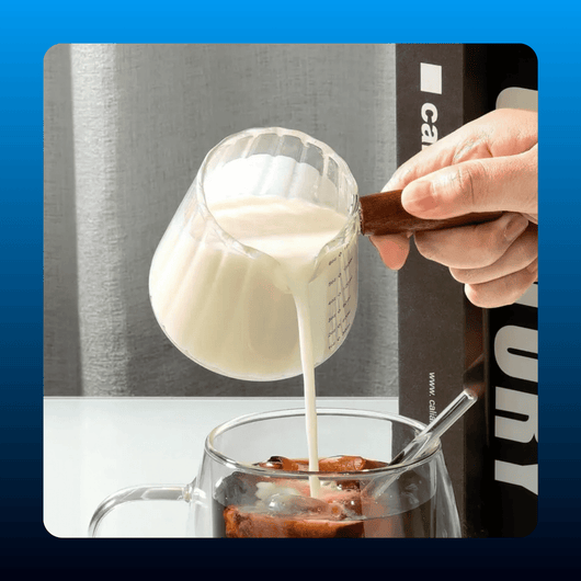 Espresso Shot Glass with Wooden Handle