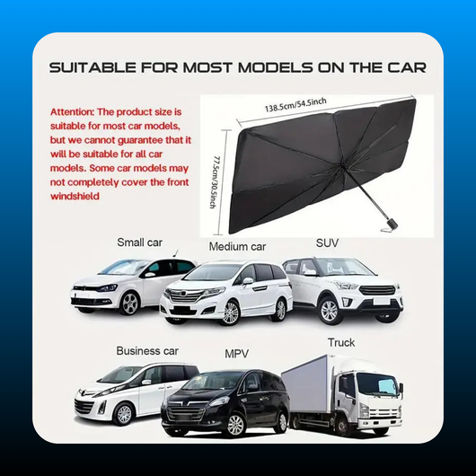Portable Car Sunshade