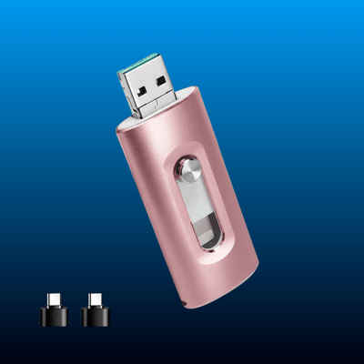 4-in-1 MFi Certified USB Flash Drive