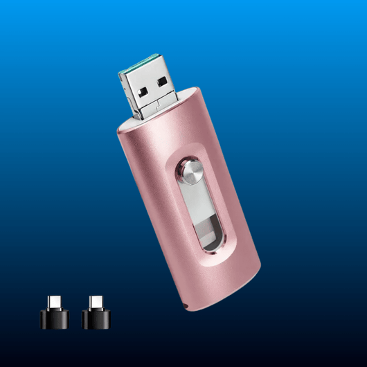 4-in-1 MFi Certified USB Flash Drive