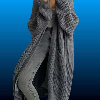 Oversized Long Line Knit Cardigan