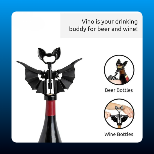 Bat Wing Corkscrew and Bottle Opener
