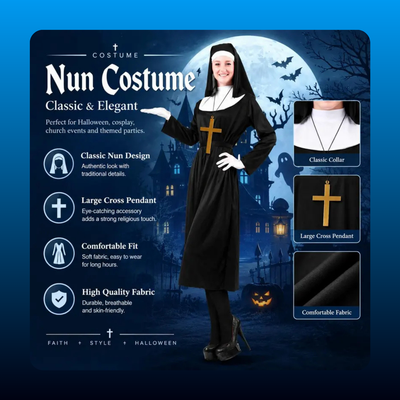 Classic Nun Habit Costume
