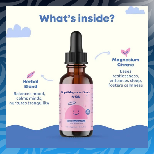 Liquid Magnesium Citrate Drops for Kids