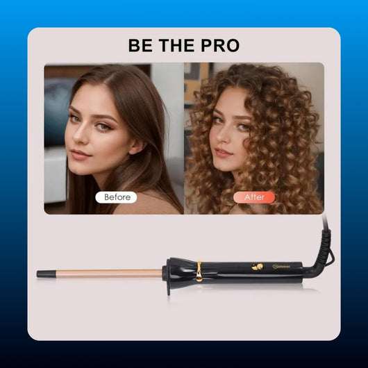 Ceramic Rectangular Barrel Curling Wand