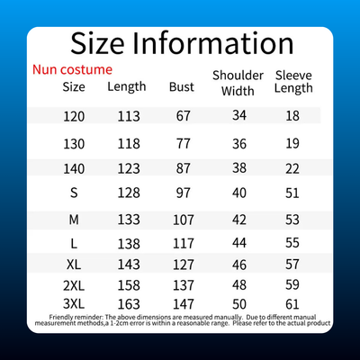 Classic Nun Habit Costume