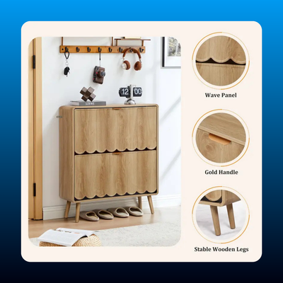 Flip Drawer Shoe Storage Cabinet