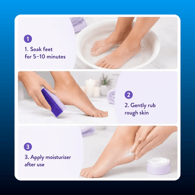 Double-Sided Foot Pumice Set (4 Piece)