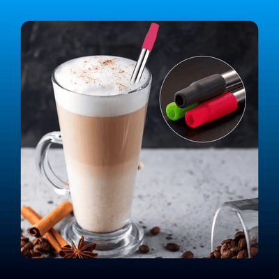 Collapsible Stainless Steel Straws (3 Pack)