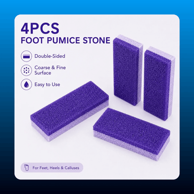 Double-Sided Foot Pumice Set (4 Piece)