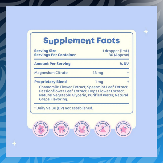 Liquid Magnesium Citrate Drops for Kids