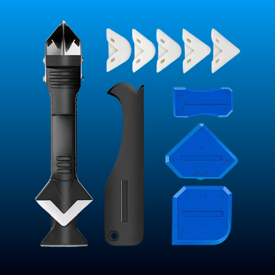 5-in-1 Steel, Plastic Silicone Caulking Multi-Tool