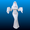 Hooded Ghost Gown Costume