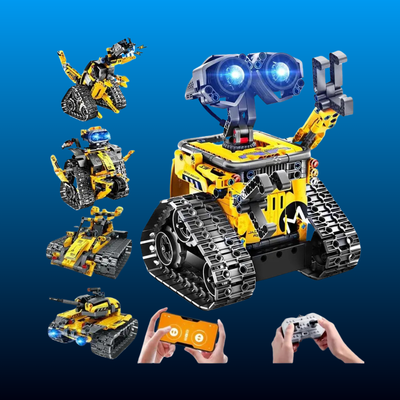 520-Piece STEM Robot Building Kit