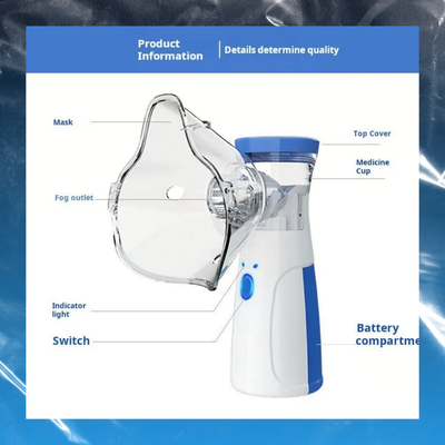 Portable Ultrasonic Rechargeable Nebulizer